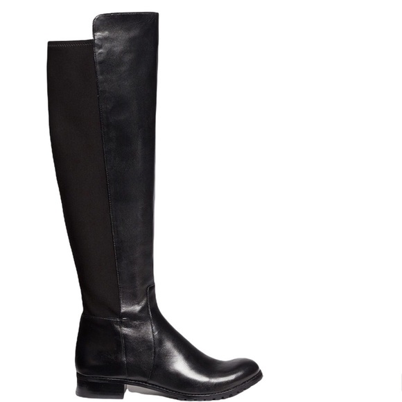 Michael Kors Joanie Stretch Leather Over The Knee OTK Boots - Picture 1 of 11